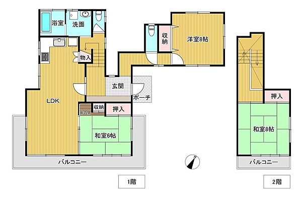 間取りを拡大表示