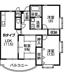 K.spaceの間取図画像