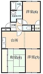センチュリーハイツ 3LDKの間取図画像