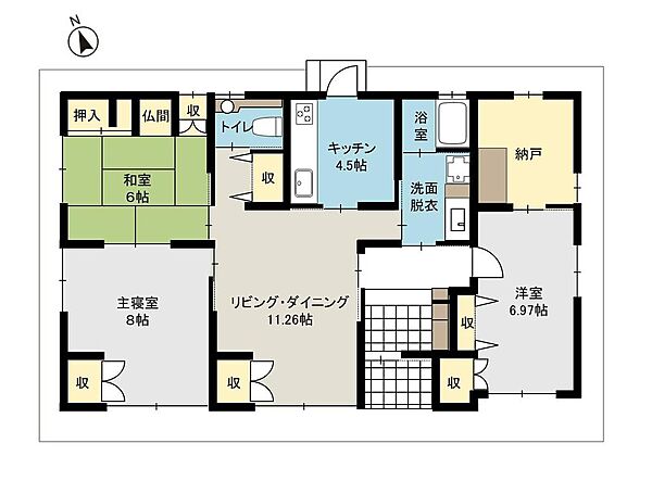 間取りを拡大表示