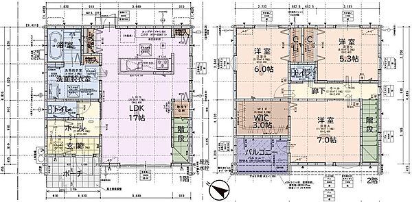 間取りを拡大表示