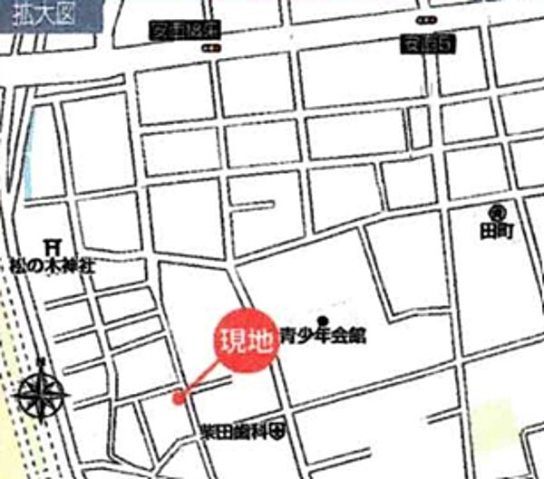 地図を拡大表示