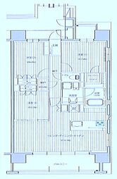 レ・ジェイド袋井駅前(201) 3LDKの間取図画像