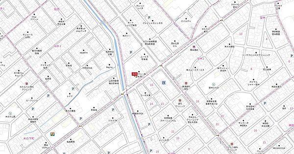 地図を拡大表示
