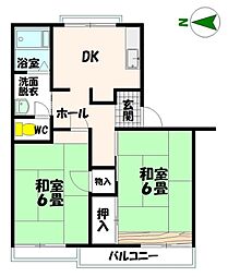 間取図画像 2DK