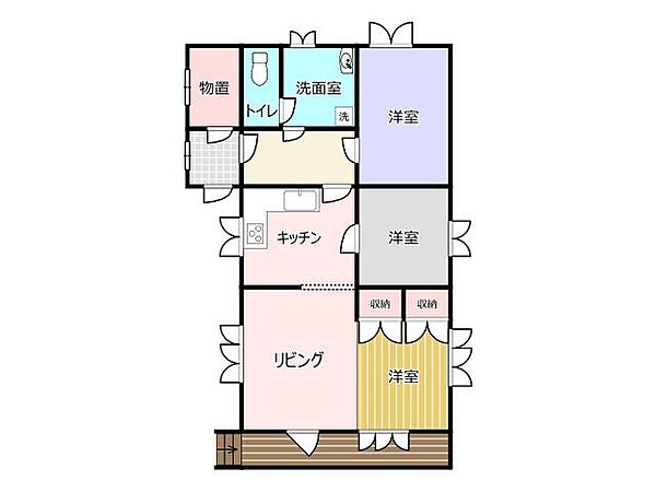 間取りを拡大表示