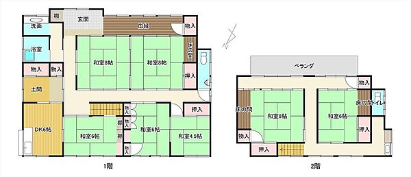 間取りを拡大表示