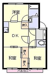 間取図画像 3DK