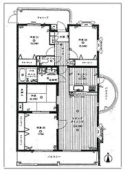 アーバンライフ楊子 4LDKの間取図画像