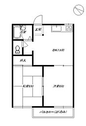 間取図画像 2DK