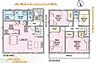間取り：1号棟…【新価格！】2380万円　3ＬＤＫ＋テレワークルーム