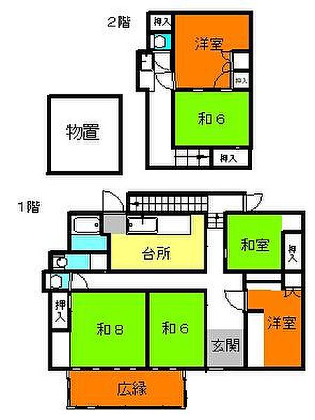 間取りを拡大表示
