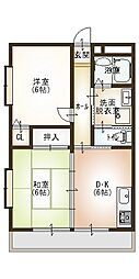 間取図画像 2DK