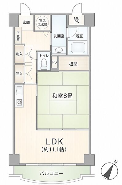 間取りを拡大表示