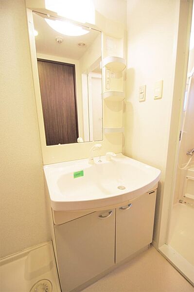 画像19:シャワー付洗面化粧台は人気の設備です。身支度を整える際に便利です。