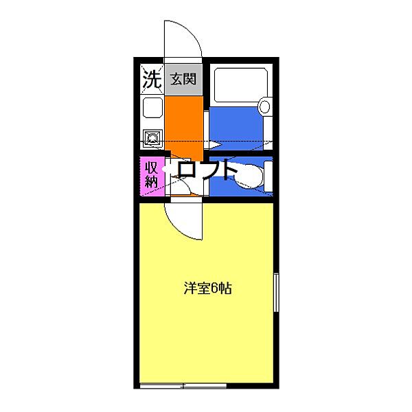 サンパレスA 105｜神奈川県厚木市三田３丁目(賃貸アパート1K・1階・17.60㎡)の写真 その2