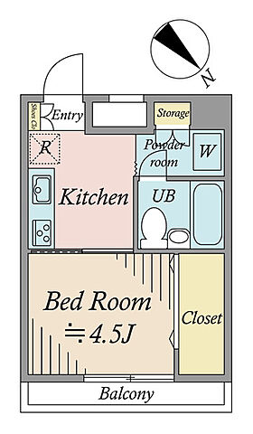 間取り 光建ハイムブリリアンス飛鳥山公園 2階/-