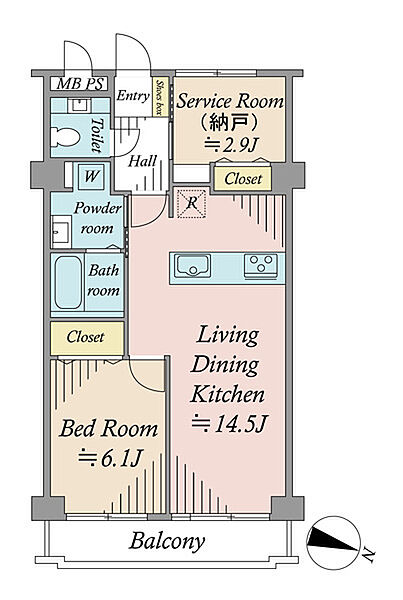 間取りを拡大表示
