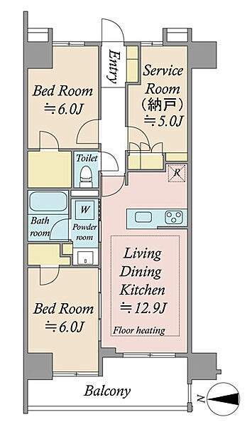 間取りを拡大表示