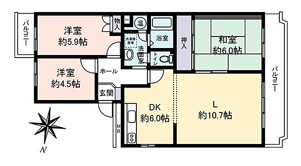 間取りを拡大表示