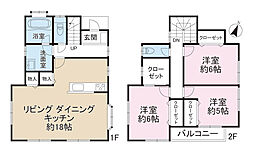 戸建 横浜市港南区港南1丁目 3LDKの間取り