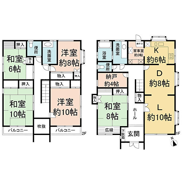 間取りを拡大表示