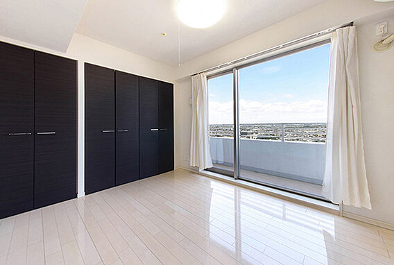 北側バルコニー...