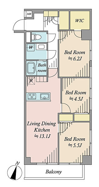 間取りを拡大表示