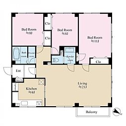 間取図画像 3LDK