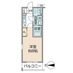 間取図画像 1K
