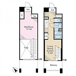 ダイメイビル 1LDKの間取図画像
