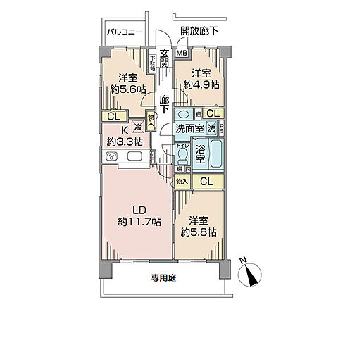 間取り スガハイム10町田 1階/-