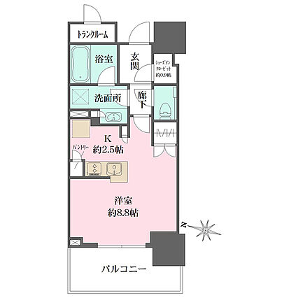 充実した収納ス...