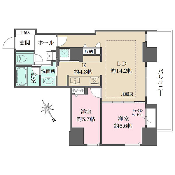 間取りを拡大表示