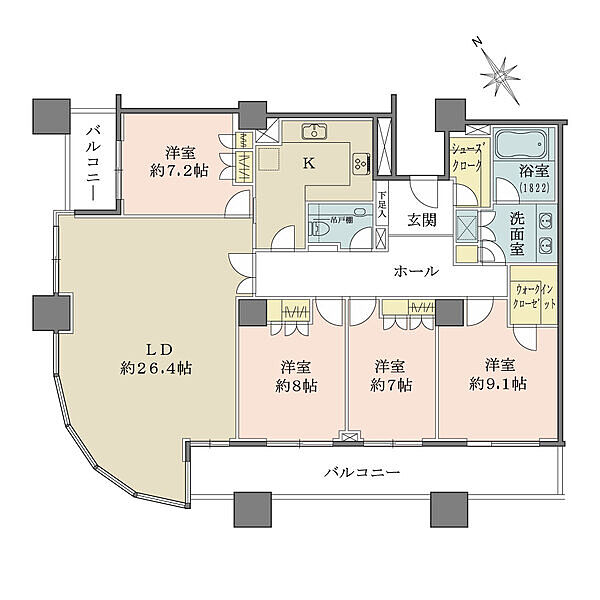 間取りを拡大表示