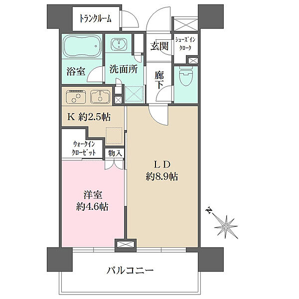 間取りを拡大表示