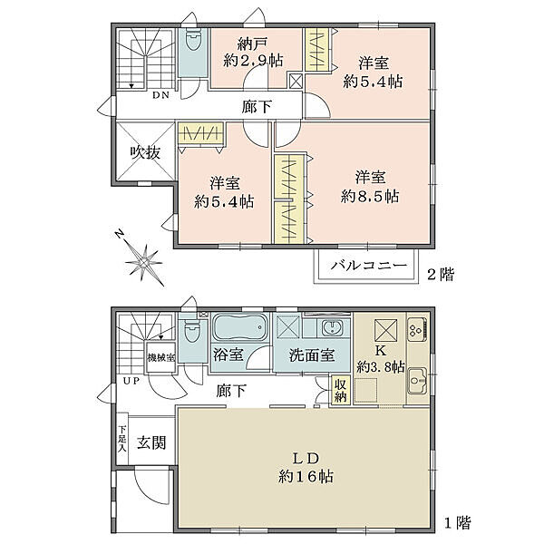 間取りを拡大表示