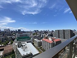 開放感のある西向き眺望都心方面を望む風景