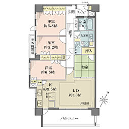 藤和シティホームズ一社 4LDKの間取図画像