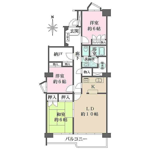 間取りを拡大表示