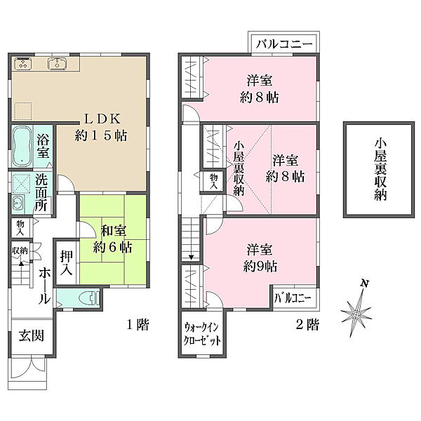 間取りを拡大表示