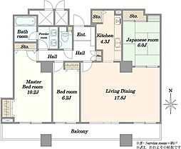 間取図画像 3LDK