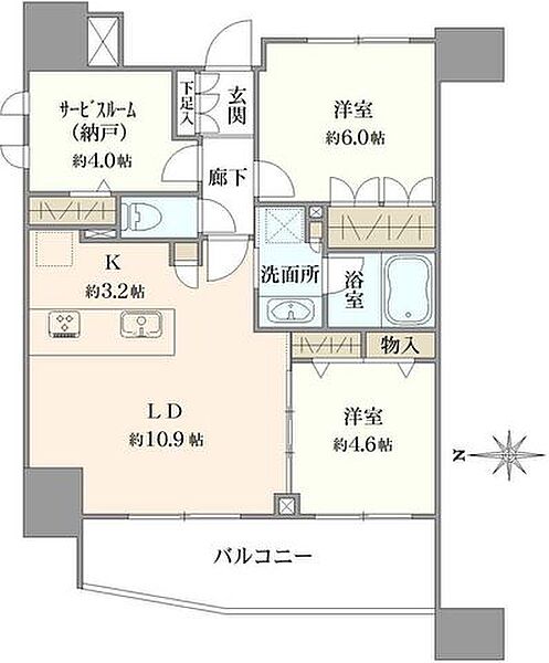 間取りを拡大表示