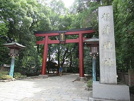 根津神社 1550m