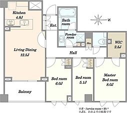 間取図画像 3LDK