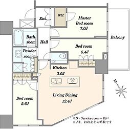 間取図画像 3LDK