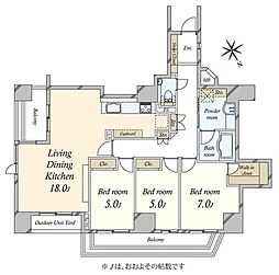 間取図画像 3LDK