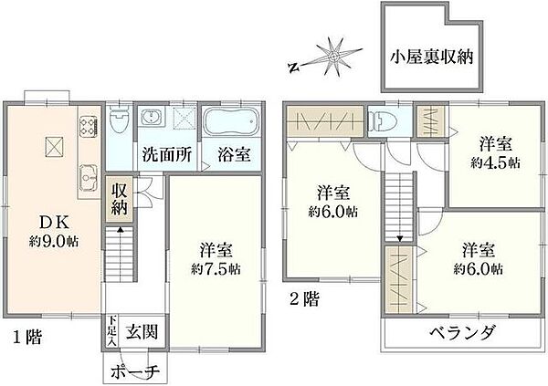 間取りを拡大表示