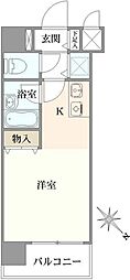 ロイヤルパレス大塚駅前 1Kの間取図画像