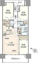 プラウドシティ加賀学園通り 3SLDKの間取り